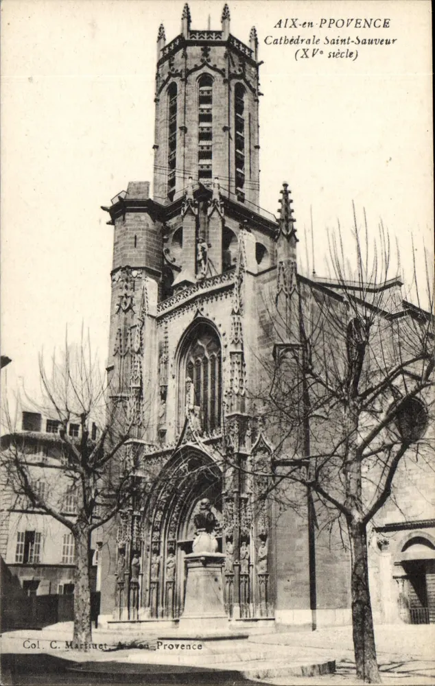 Aix-en-Provence — Kathedrale Saint-Sauveur (15. Jahrhundert) — Col. C. Martinet, Aix-en-Provence - Vorderseite