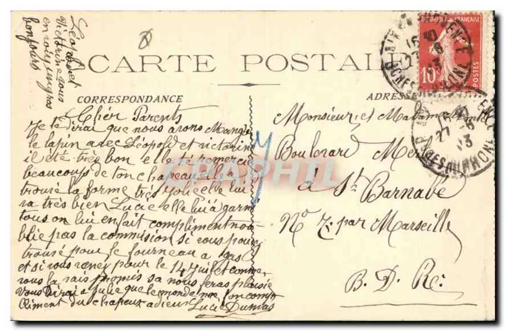 AIX-en-PROVENCE - Interior da Catedral — J. B. Bouis, Edit. - Verso