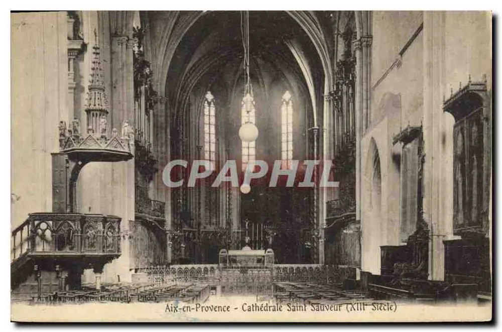 Aix-en-Provence - Kathedrale Saint Sauveur (13. Jahrhundert) - Vorderseite