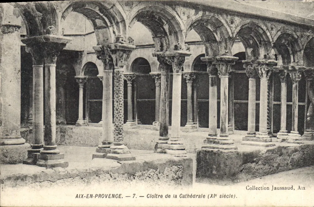 Aix-en-Provence — Klooster van de Kathedraal (11e eeuw) — Collectie Jaussaud, Aix - Voorkant