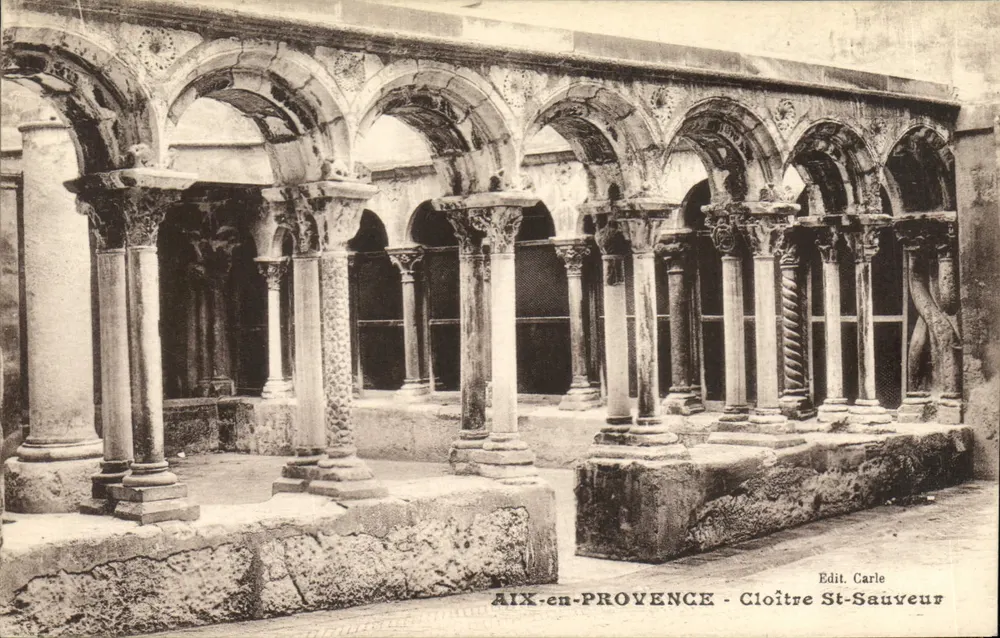Aix-en-Provence - Claustro de São Salvador — Editor Carle - Frente