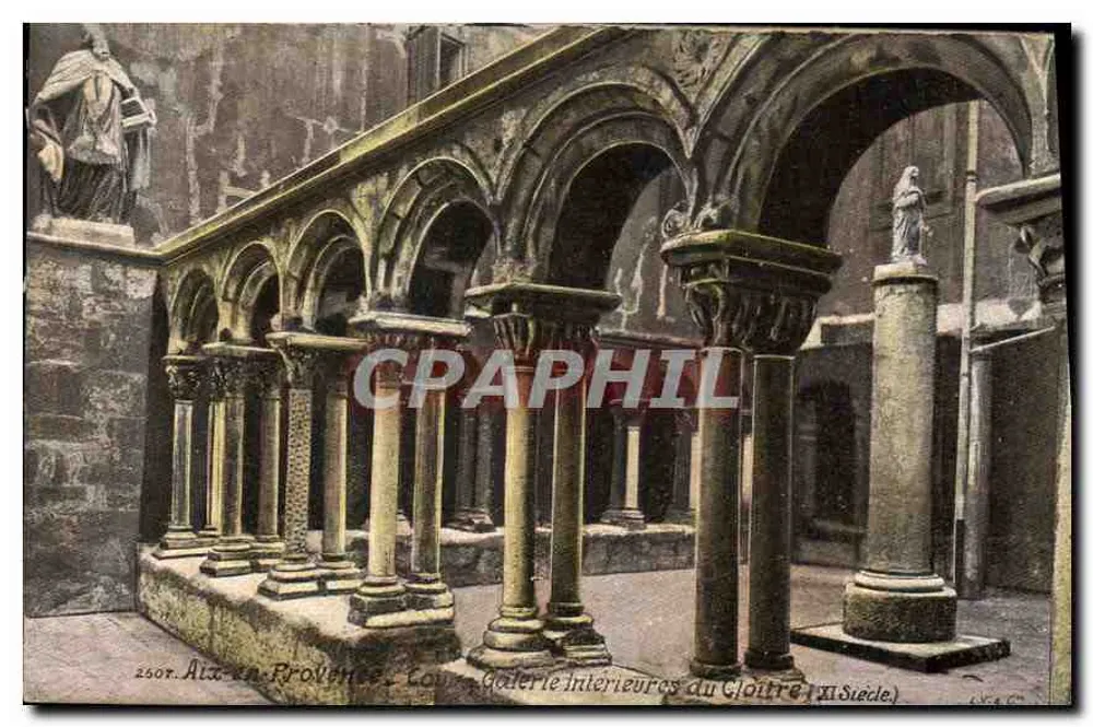 Aix-en-Provence — Hof und Innenhof des Klausurhofes (11. Jahrhundert) — C. Vicaud, n°2507 - Vorderseite