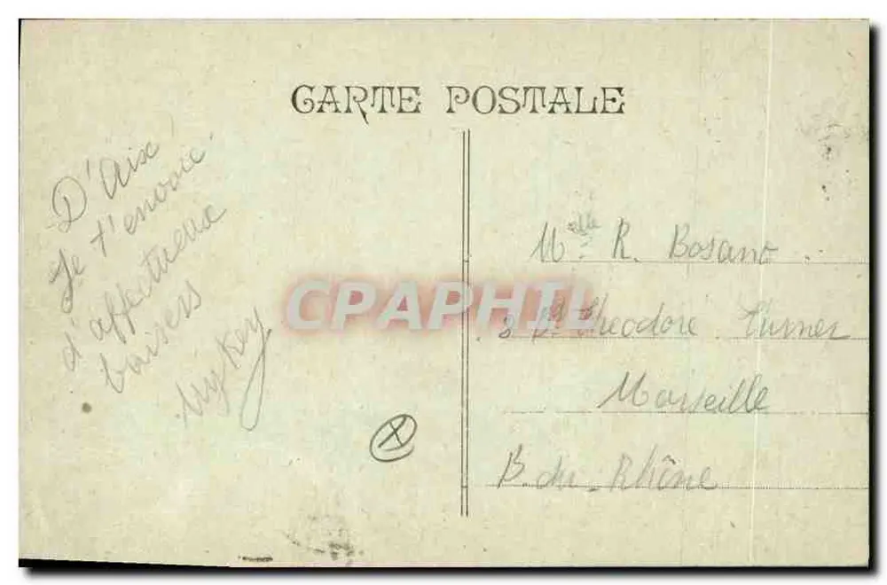Aix-en-Provence — Tor der Kathedrale (15. Jahrhundert) — Mayer, Verlag - Rückseite