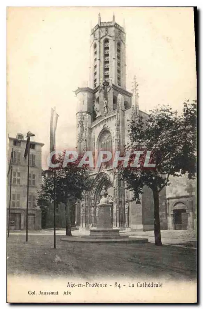 Aix-en-Provence - 84 - A Catedral — Col. Jaussaud - Frente