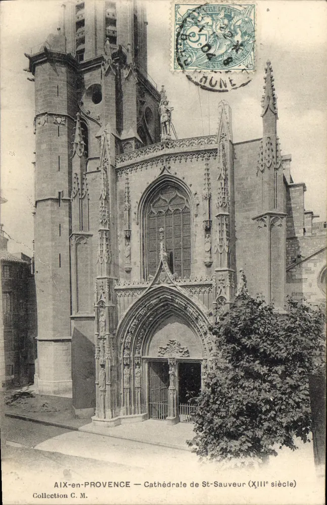 AIX-en-PROVENCE — Kathedrale St-Sauveur (13. Jahrhundert) — Sammlung C. M. - Vorderseite