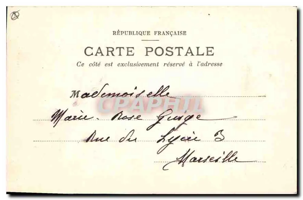AIX-en-PROVENCE — Kathedrale St-Sauveur (13. Jahrhundert) — Sammlung C. M. - Rückseite