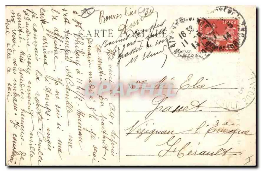 Aix-en-Provence — Gotischer Portikus der Kathedrale — unbekannter Verleger, Nr. 53 - Rückseite