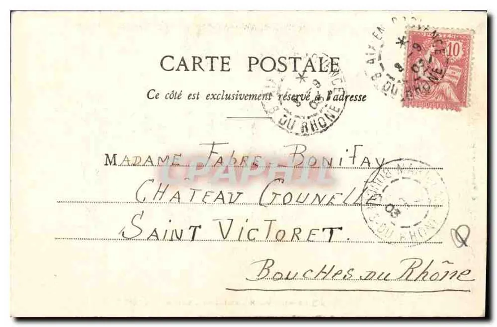 Cloître Saint-Évènèt — Aix-en-Provence — editor não identificado, número de série não visível - Verso