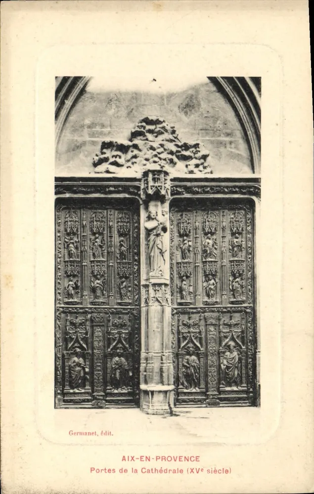 Aix-en-Provence — Tore der Kathedrale (15. Jahrhundert) — Germanet, Verlag - Vorderseite