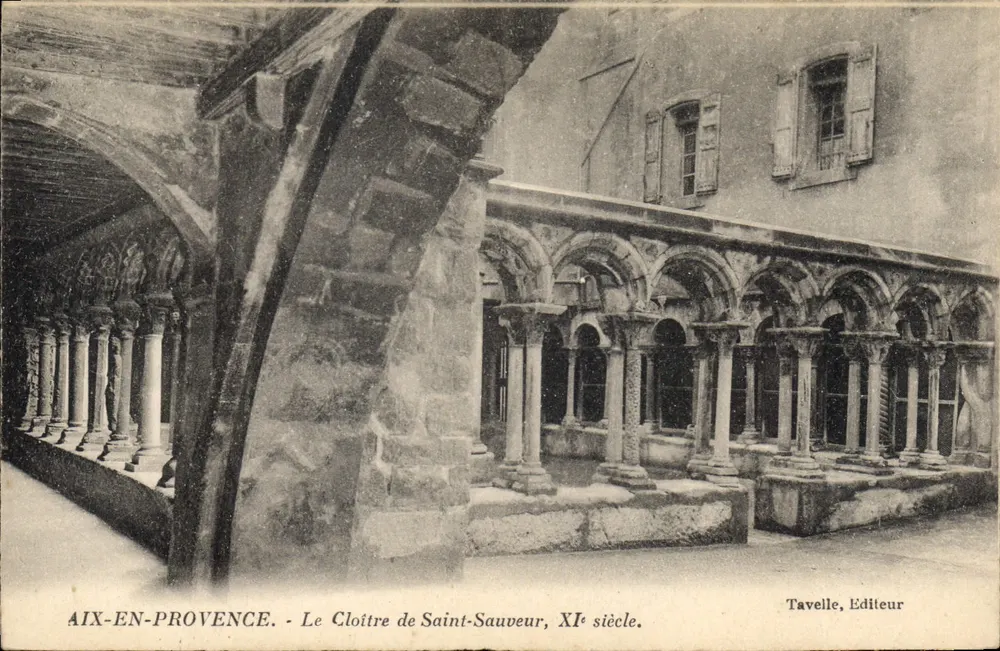 Aix-en-Provence — O Claustro de São Salvador, século XI — Tavelle, Editora - Frente