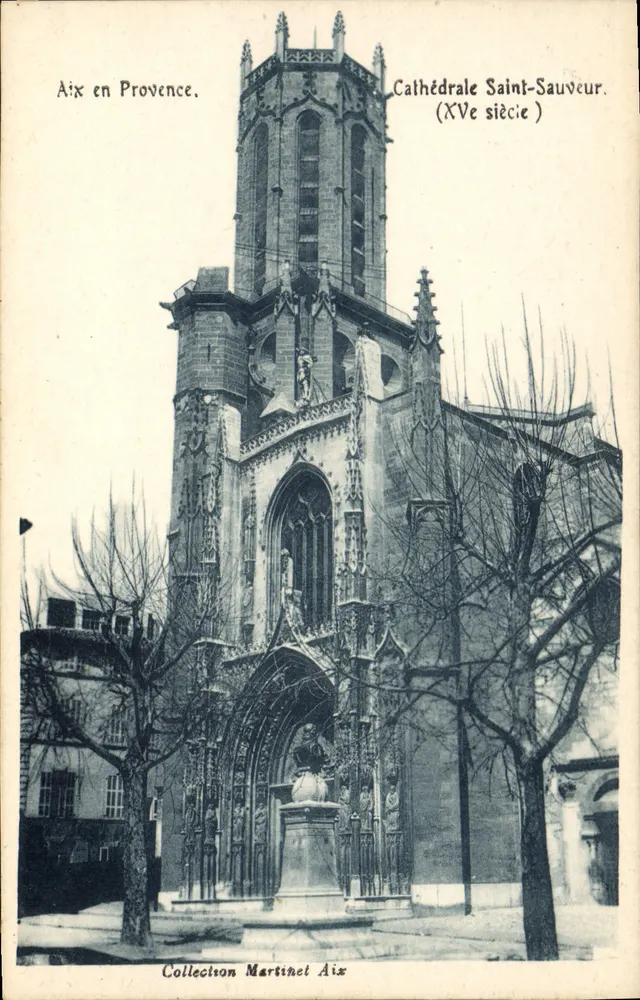 Aix en Provence — Kathedrale Saint-Sauveur (15. Jahrhundert) — Collection Martinet Aix - Vorderseite