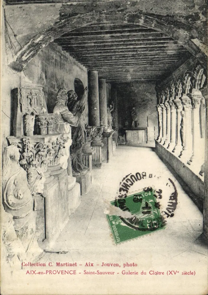 Aix-en-Provence - Saint-Sauveur - Galerie des Cloîtres (15. Jahrhundert) — Sammlung C. Martinet, Foto Jouven - Vorderseite