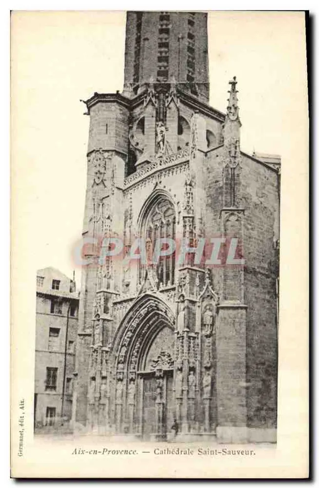 Aix-en-Provence — Kathedrale Saint-Sauveur — Gernmanet, Aix - Vorderseite