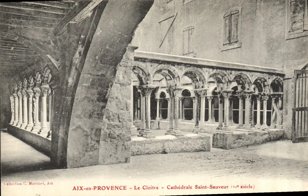 Aix-en-Provence - Der Cloister - Kathedrale Saint-Sauveur (6. Jahrhundert) - Vorderseite