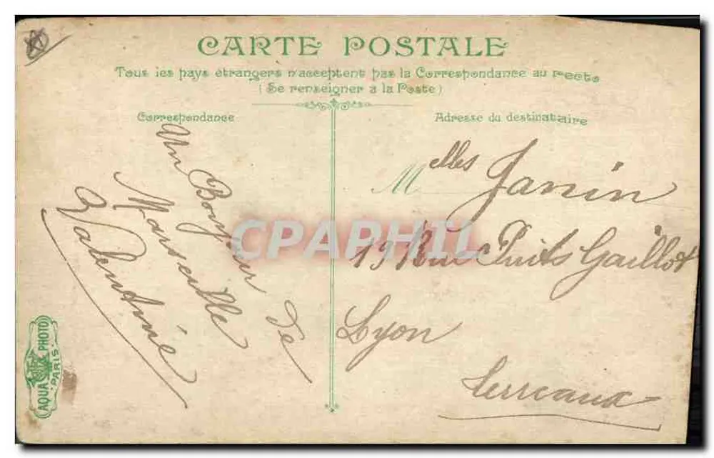 Marseille — Ansicht vom Hafensteig — L.V. & Cie, n°2541 - Rückseite