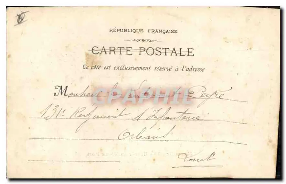Marseille - 33 - Eingang zum Vieux Port — Phototypie F. Lecomte & Cie, Thibouville - Rückseite