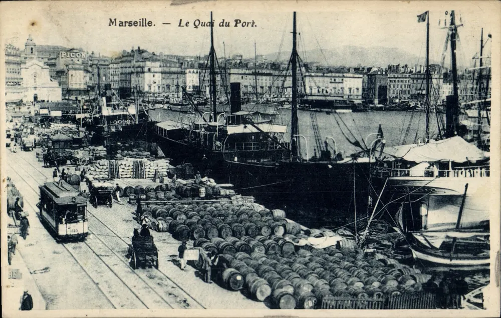 Marselha — O Cais do Porto — PIGON - Frente