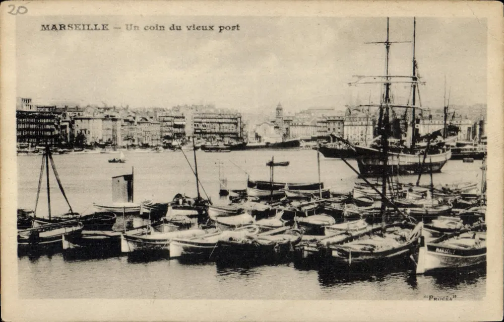 Marseille — Ein Eckbereich des alten Hafens — Procea - Vorderseite