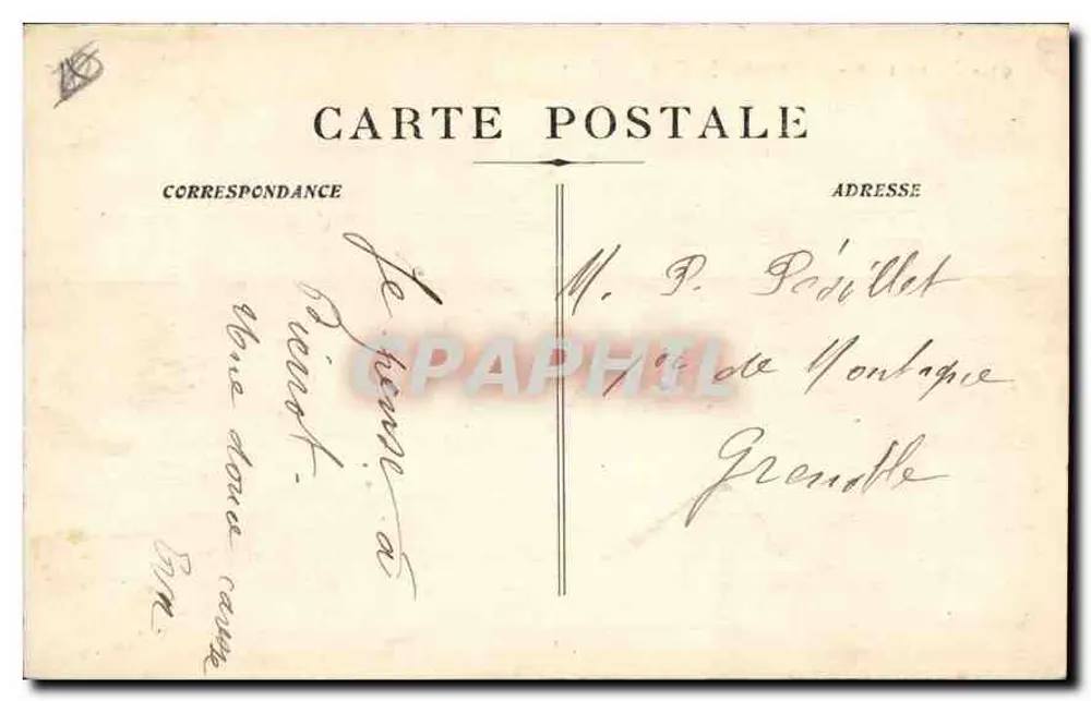 Marseille - Panorama des Hafens — unbekannter Verlag, Seriennummer 94 - Rückseite