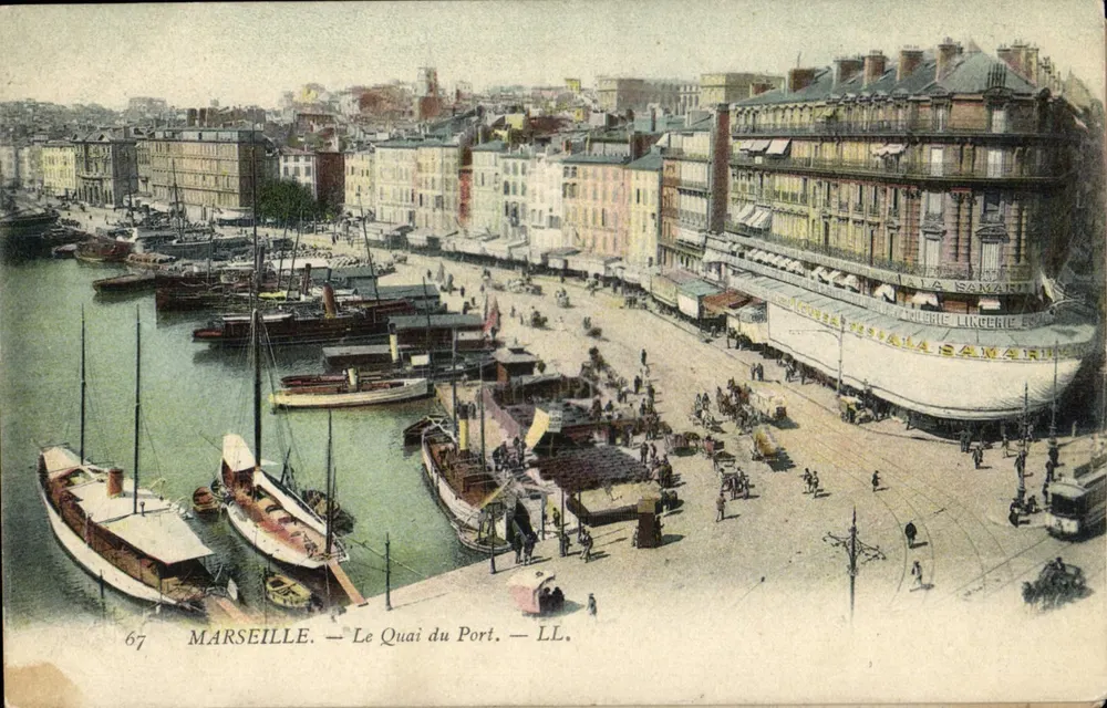 Marseille — O Quai do Porto — LL. — n°67 - Frente