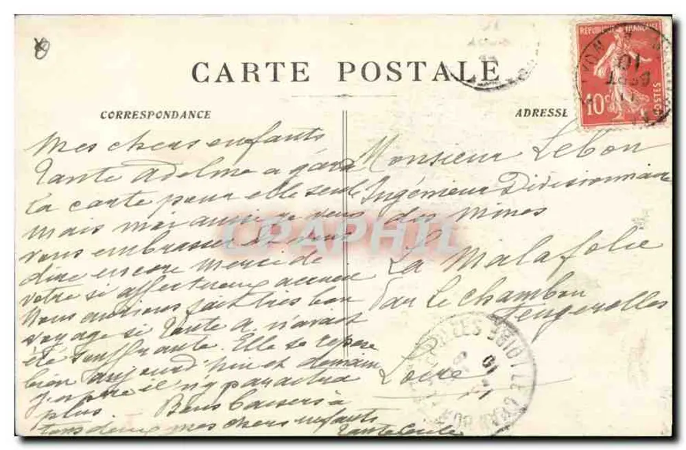 Marseille — Perspectiva do Quai do Port — Editor não identificado, n° de série 81 - Verso