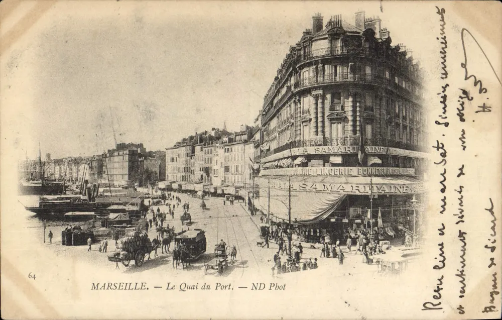 MARSEILLE — Le Quai du Port — ND Phot, n°64 - Frente
