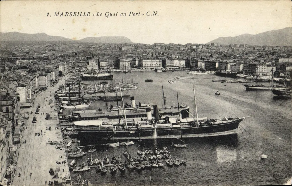 Marseille - O Cais do Porto - C.N. - Frente