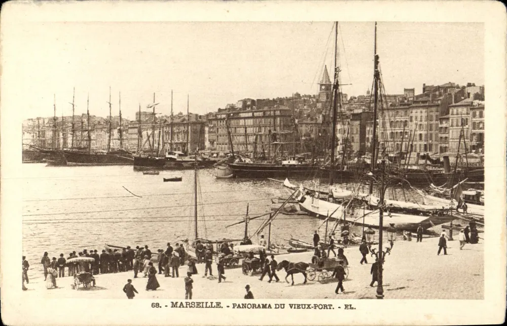 Marseille — Panorama des Vieux-Port — EL, n° 68 - Vorderseite