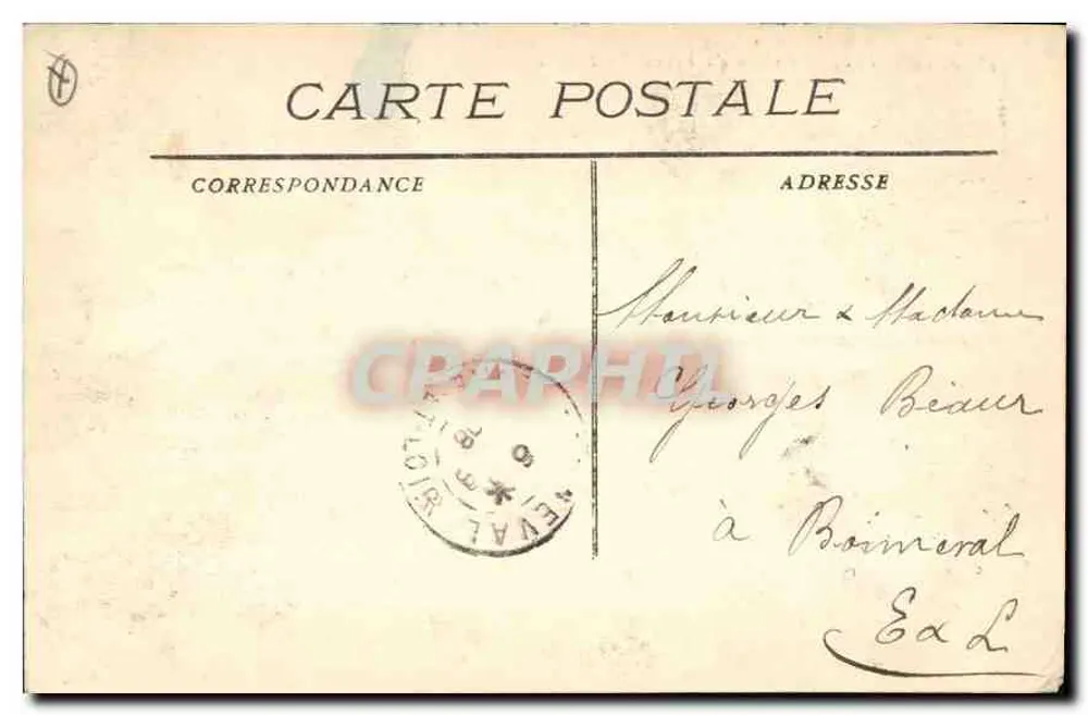 MARSEILLE - Eingang zum Vieux-Port. L ★ — Verlag L, Nr. 548 - Rückseite