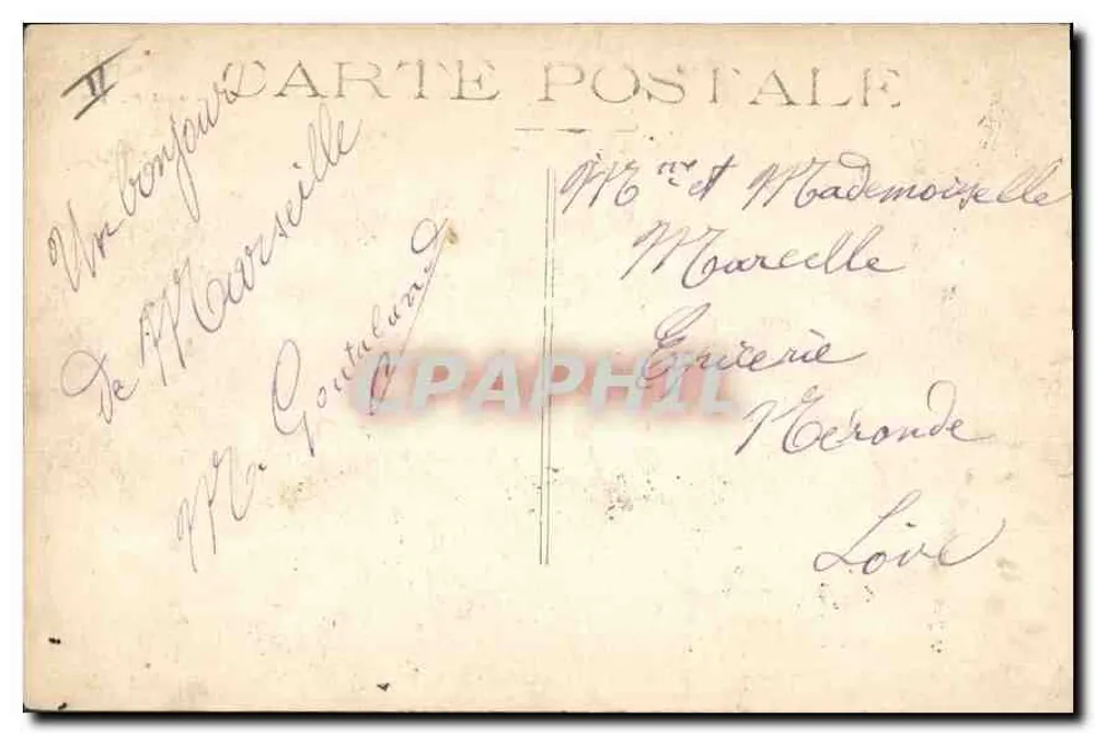 Marseille — Le Quai du Port — éditeur PICGN - Verso