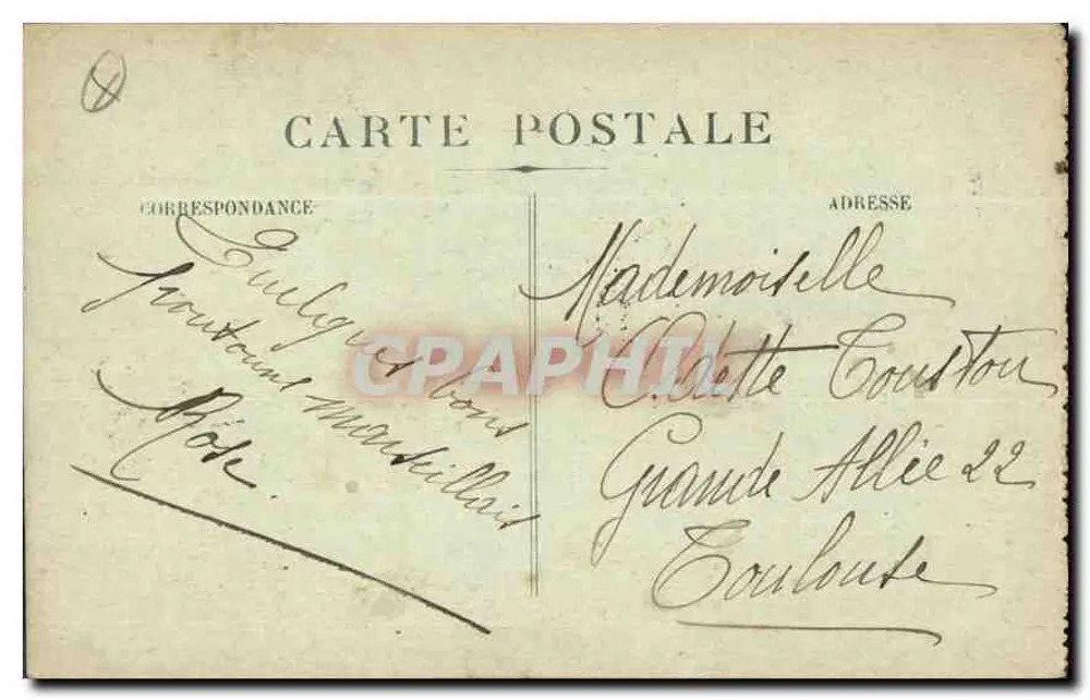 Marseille - Panorama des Hafens — unbekannter Verlag, Nr. 31 - Rückseite
