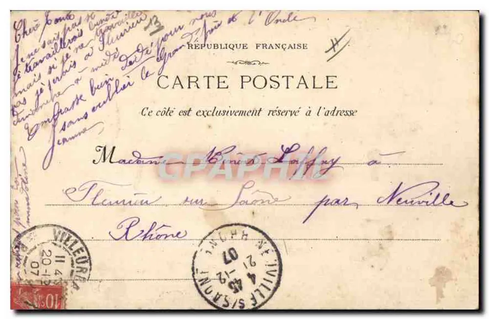 Marseille: Eine Ecke des Alten Hafens — G.M. - 57 - Rückseite