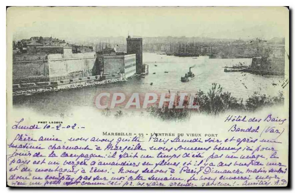 Marseille — Eingang zum alten Hafen — PMOT LAGGER, n°39 - Vorderseite