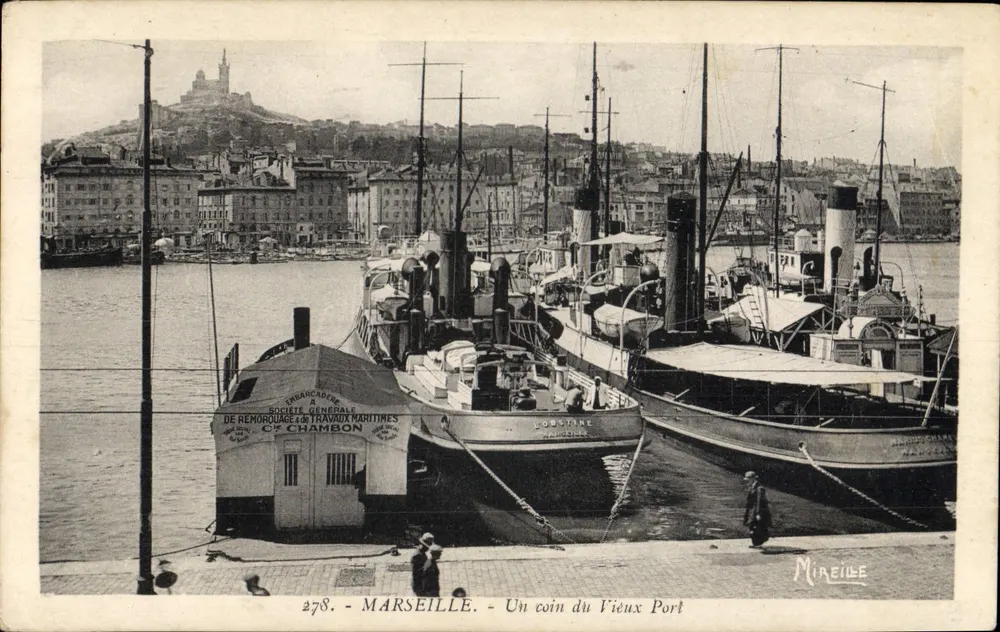Marseille - Ein Eckchen des Alten Hafens — Mireille, n°278 - Vorderseite