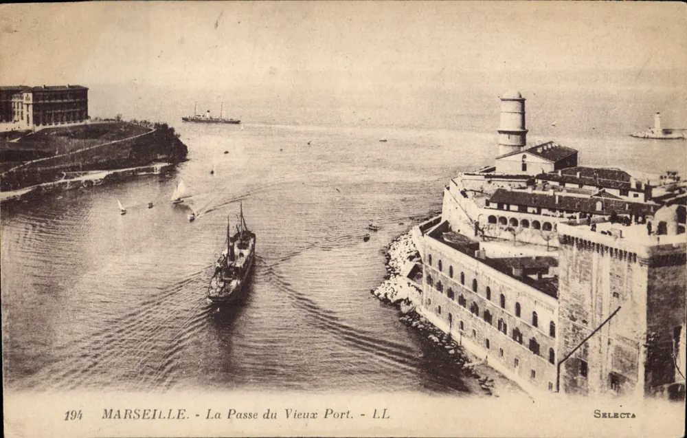 Marseille - La Passe du Vieux Port - Selecta - Recto