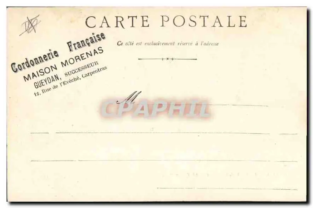 Marseille — Eingang zum Alten Hafen — Éditions J. Brun et Cie, Carpentras, Nr. 1124 - Rückseite