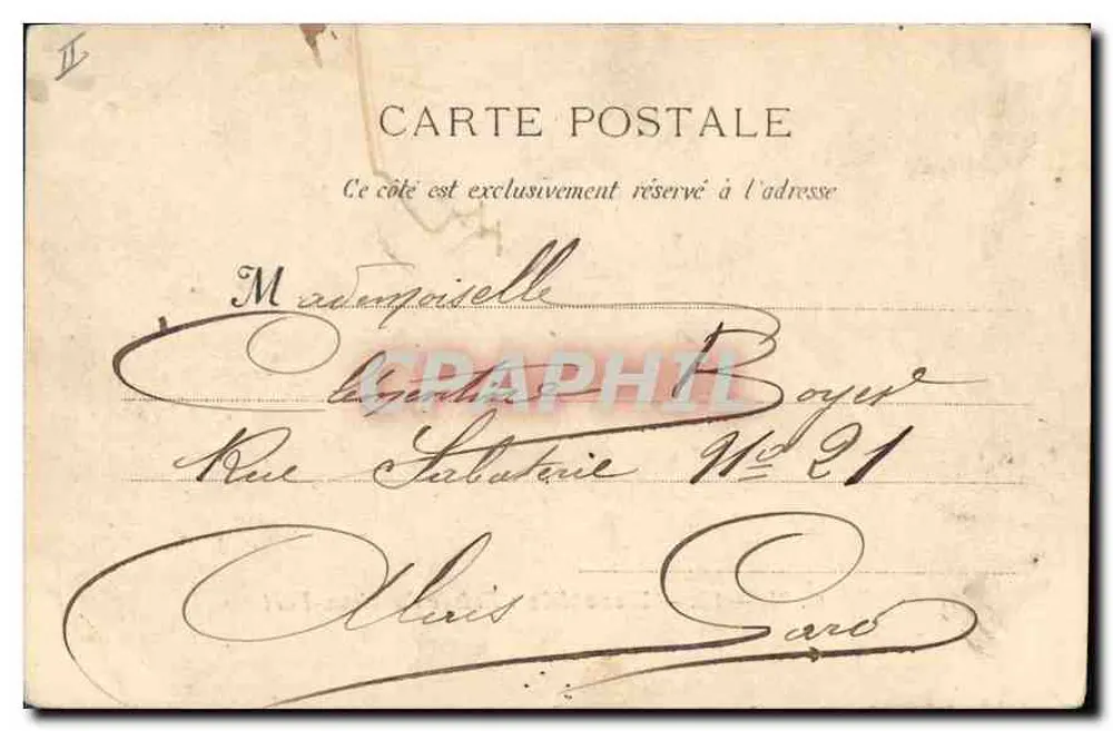 Marseille : Eingang zum Vieux-Port — G. M. — 92 — Verlag G. M. — Seriennummer 92 - Rückseite