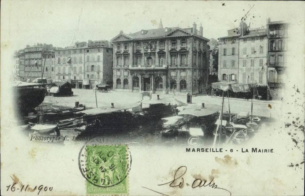 Marseille - 6 - A Prefeitura — Fototipia E. Lacour - Frente