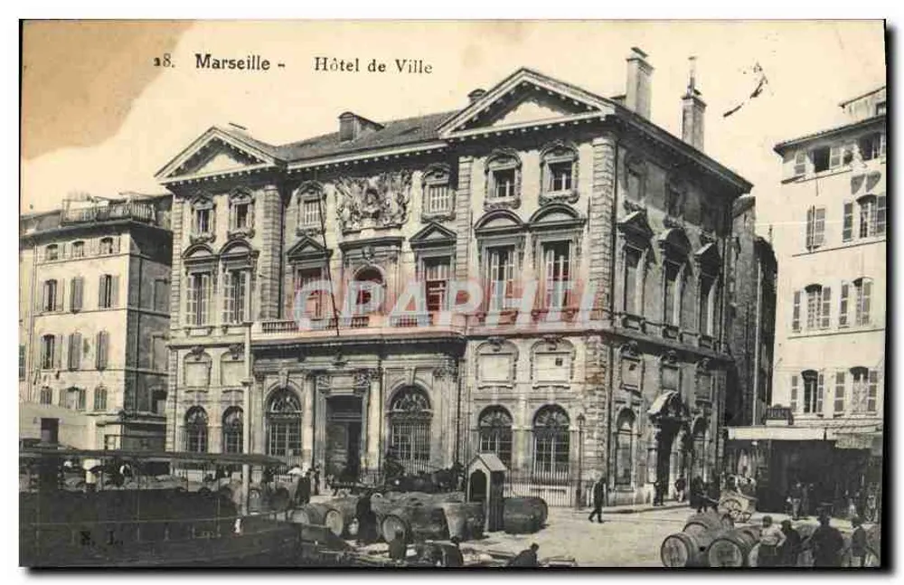 Marselha - Hotel de Ville — n° de série 18 - Frente