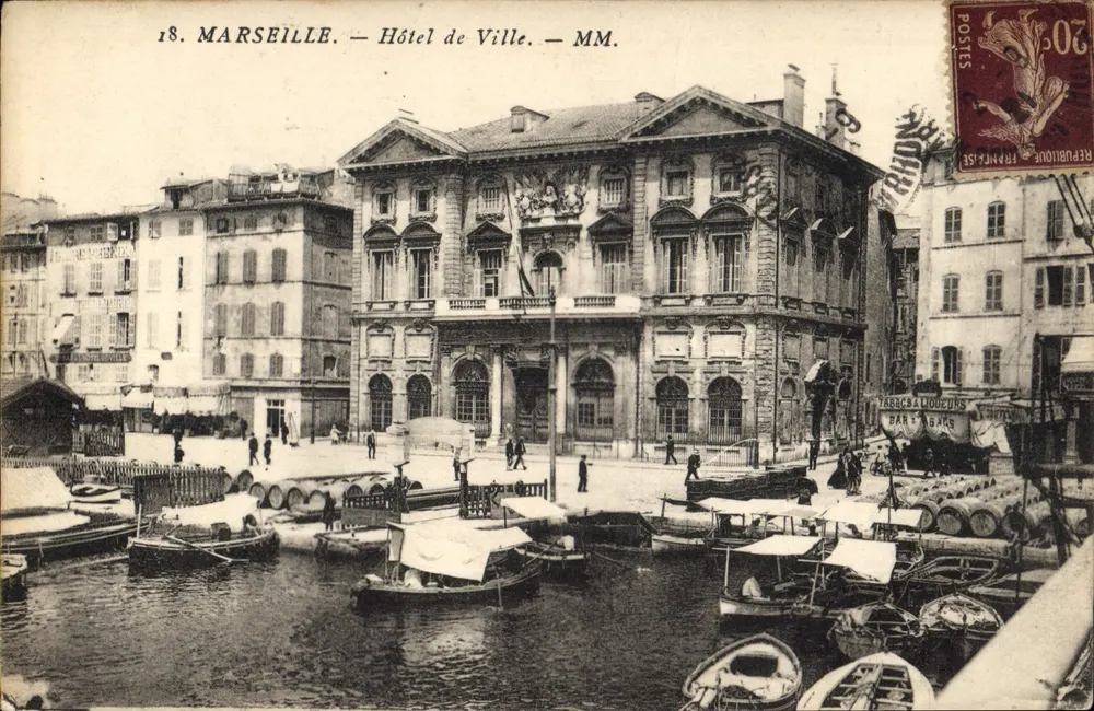 Marseille — O Hotel de Ville — MM. - Frente