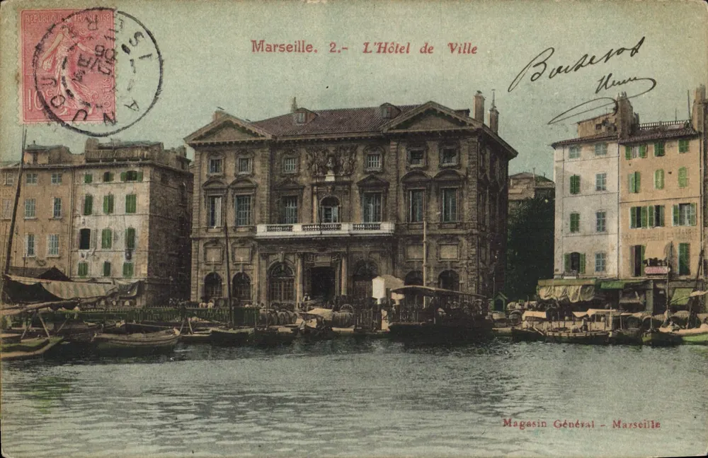 Marseille. 2.- O Hotel de Ville — Loja Geral - Marseille - Frente