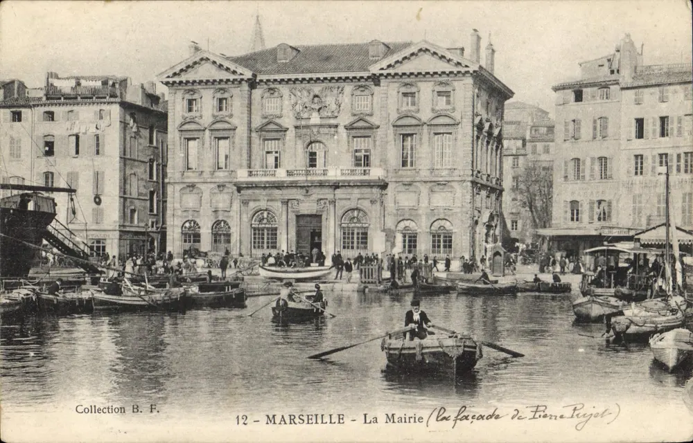 Marselha - A Prefeitura (A fachada de Pierre Rijot) — Coleção B. F. — n°12 - Frente