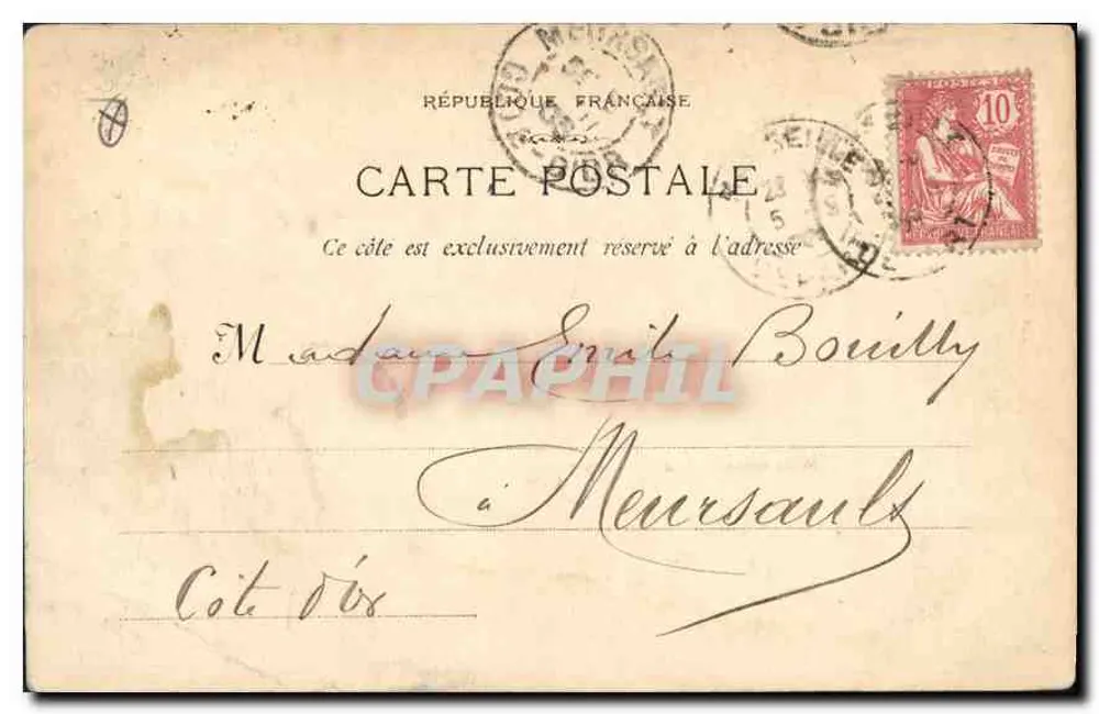 Marseille - 34 - A Prefeitura — vista do porto — N.G. editor - Verso