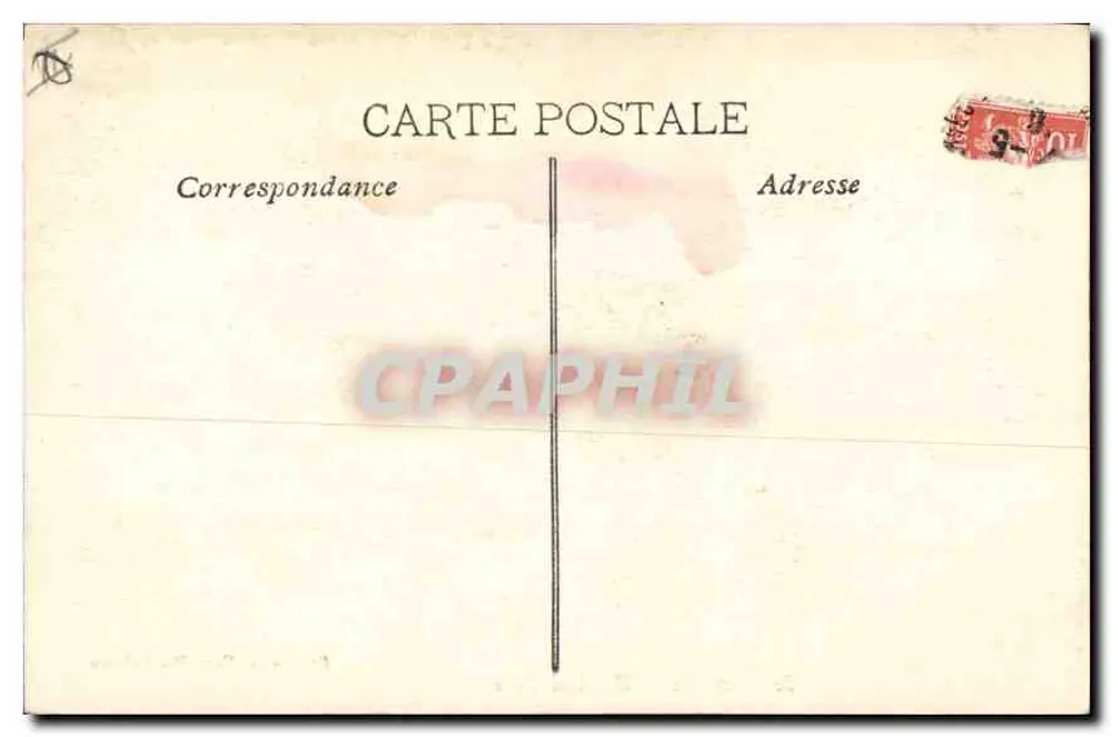 Marselha — Hotel de Ville — Edição das Novas Galerias - Verso