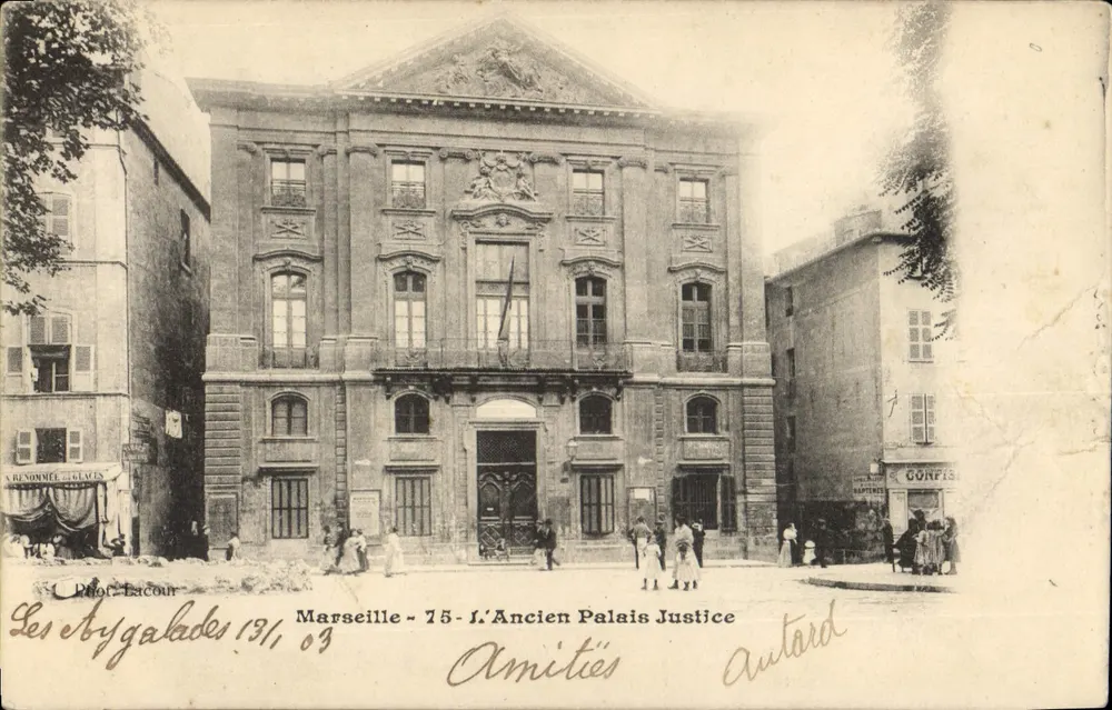 Marseille - Eski Adalet Sarayı — Fotoğraf. Lacour — n°75 - Ön yüz