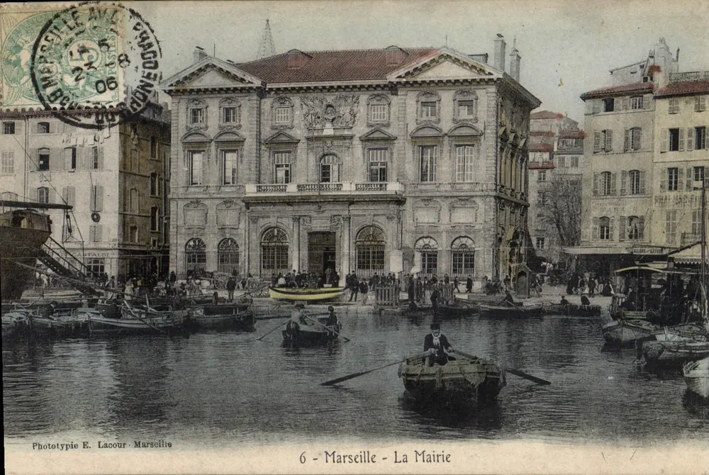 Marselha - A Prefeitura — Fototipia E. Lacour, n°6 - Frente