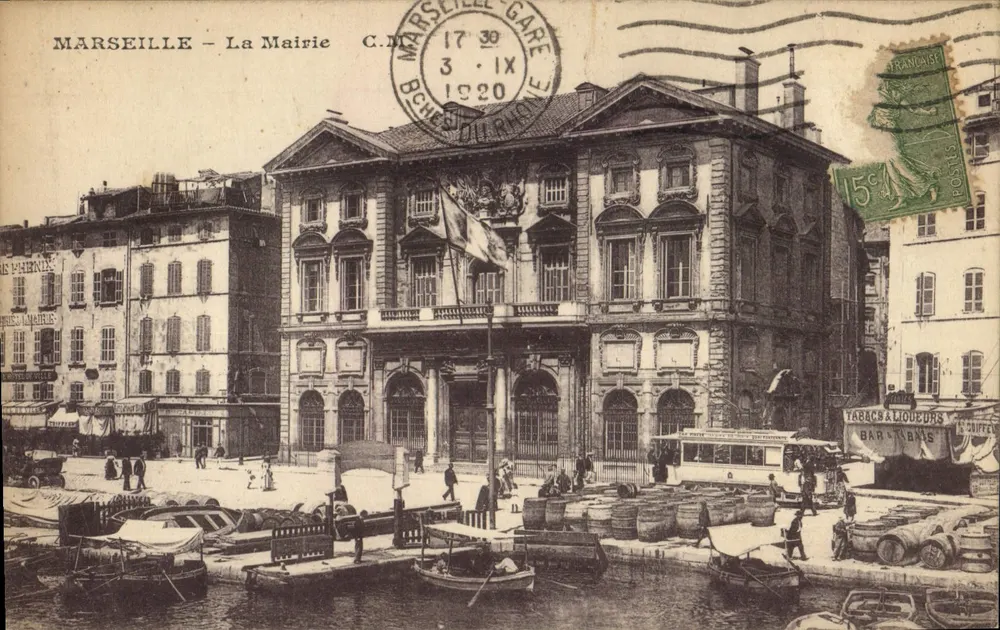 Marselha — A Prefeitura — C.M. Marselha Estação - Frente