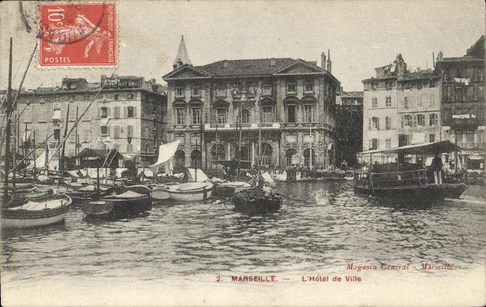 Marselha — O Hotel de Ville — Magasin Général - Marselha - Frente