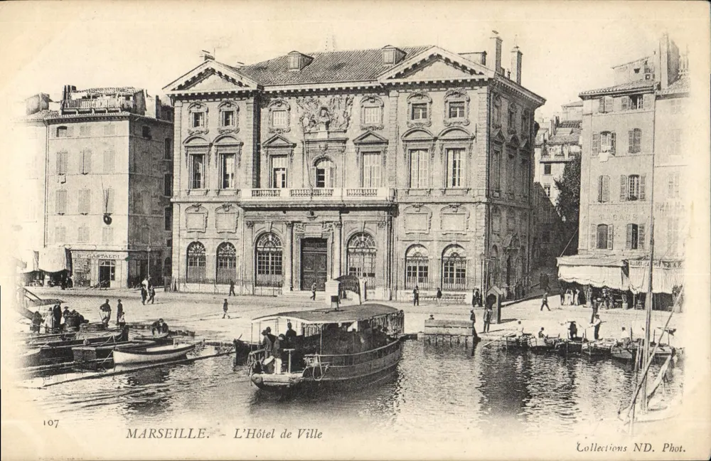 Marseille - O Hotel de Ville — Coleções ND. Fot. n°107 - Frente