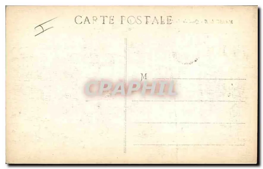 MARSEILLE - Hafenkai und Rathaus — E.L. - Rückseite